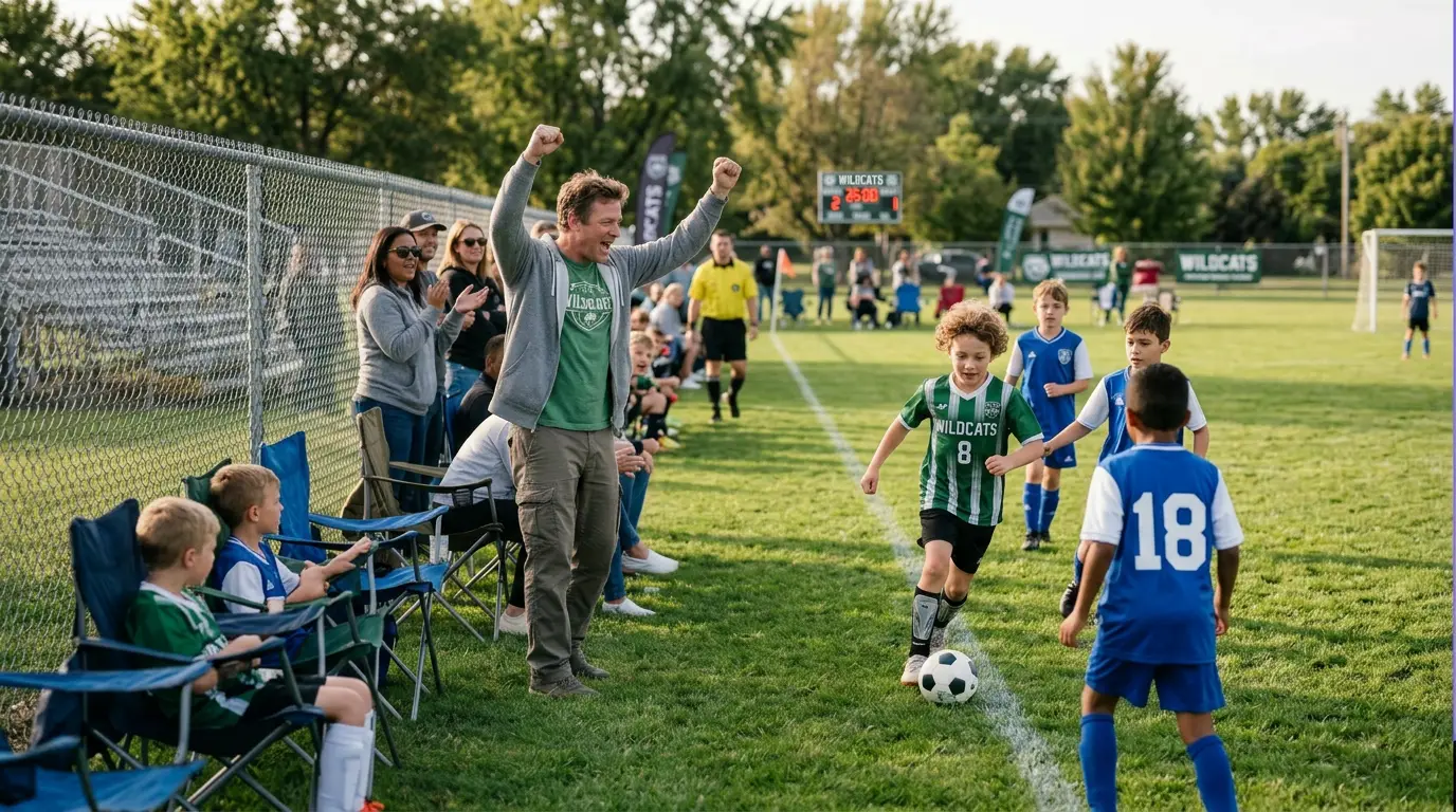 Soccer Dad : Letting my son take the reins